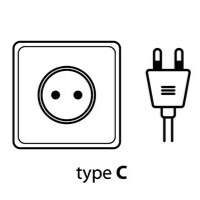 Morocco Plug Type   Type C Power Plug Socket 